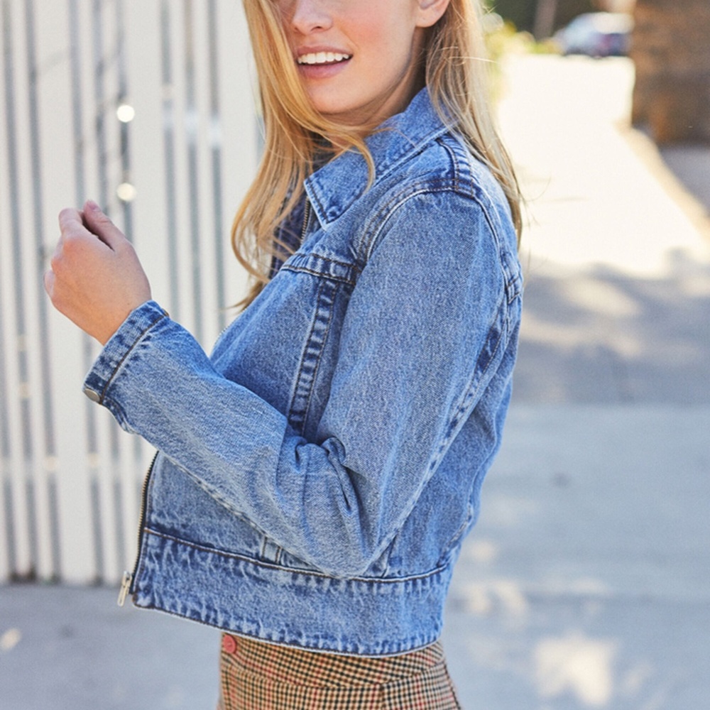 The Zip Denim Jacket